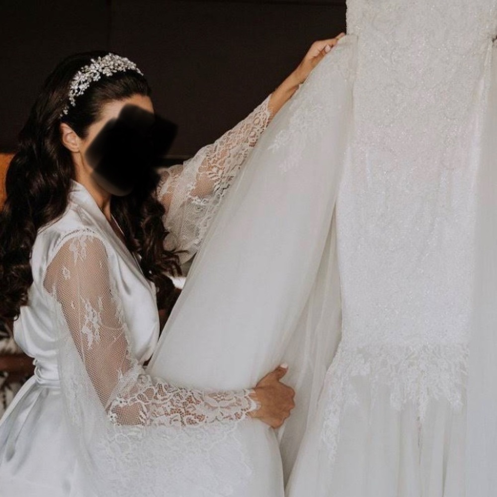 Swarovski crystal wedding headpiece vine